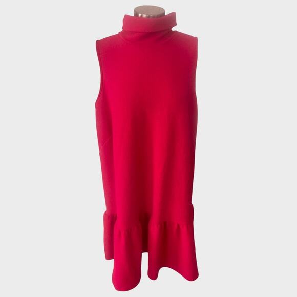 Ophelia Roe XL Dress High Neck Sleeveless Pink Red Poly Spandex - Picture 1 of 8